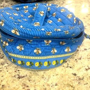 Vera Bradley overnight cosmetic or medicine bag